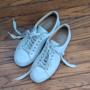 Thursday white leather sneakers